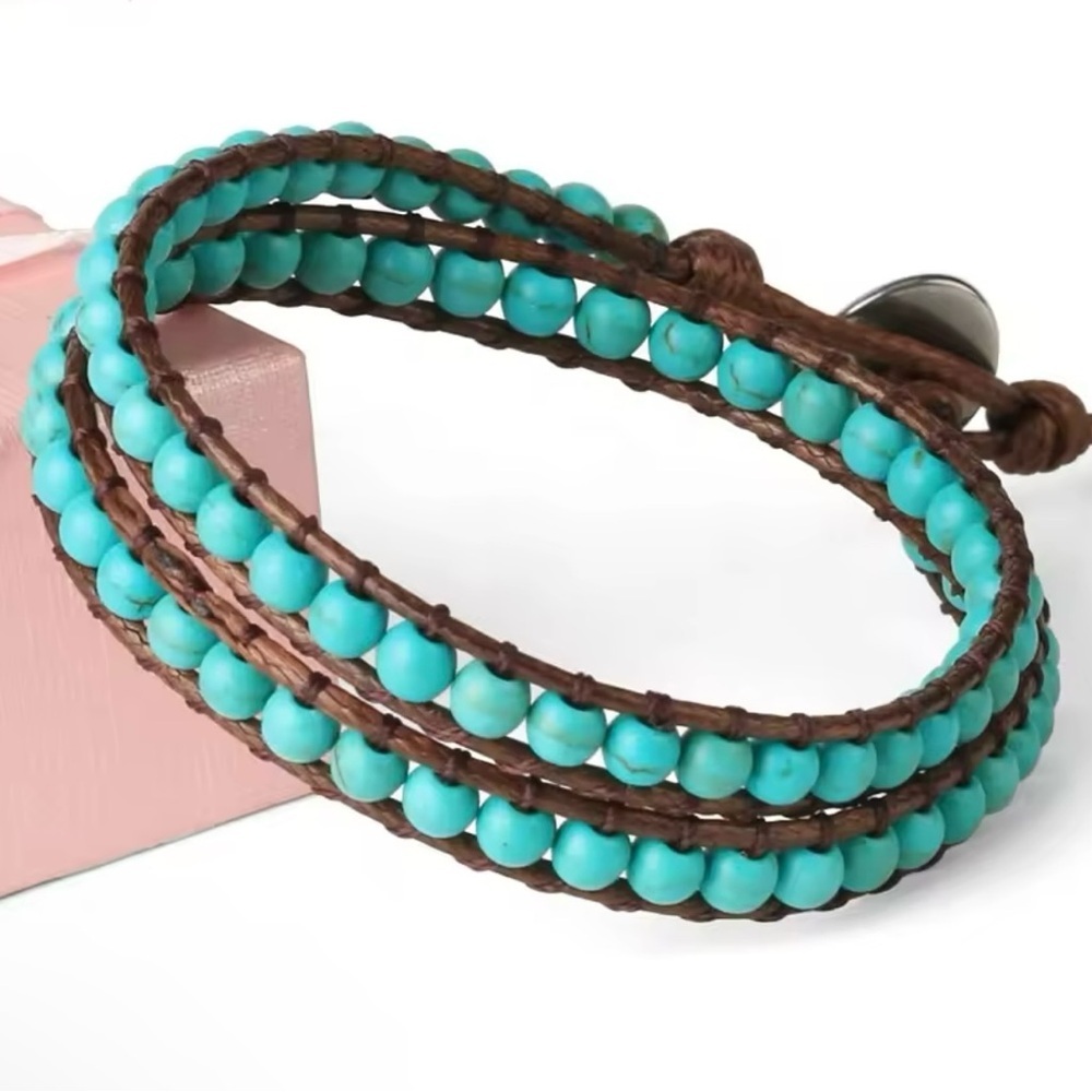 Turquoise Mens Bohemian Bracelet